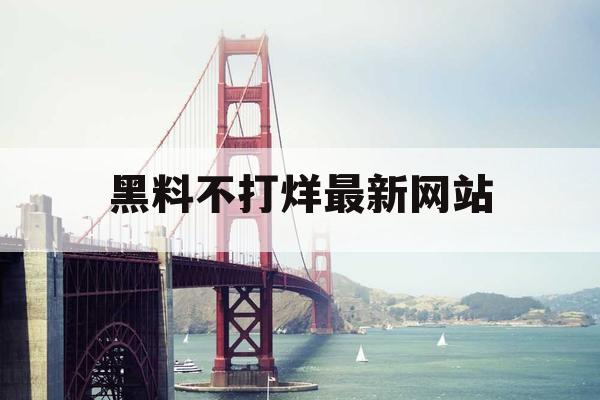 黑料不打烊最新网站