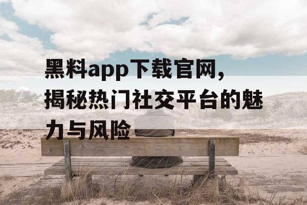 黑料app下载官网,揭秘热门社交平台的魅力与风险