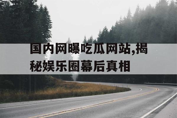 国内网曝吃瓜网站,揭秘娱乐圈幕后真相
