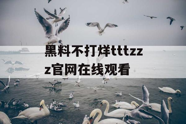 黑料不打烊tttzzz官网在线观看